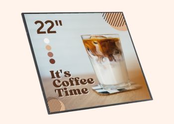 Menu Square LCD display